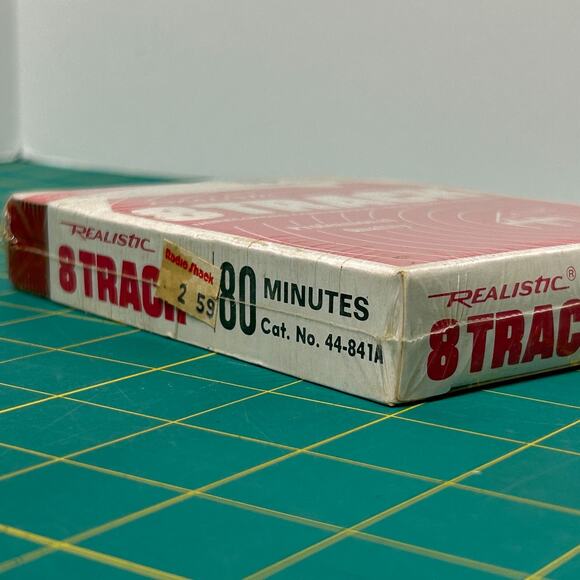 Sealed Vintage Realistic 8 Track blank tape 80 minutes Radio Shack NOS imperfect - Picture 5 of 7